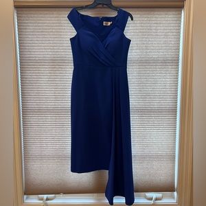 ELIZA J ROYAL BLUE MIDI DRESS